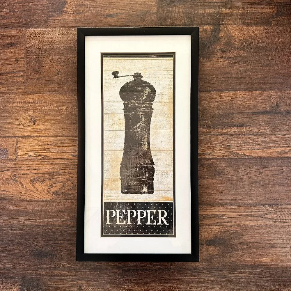Framed Pepper Print by Daphne Brissonnet